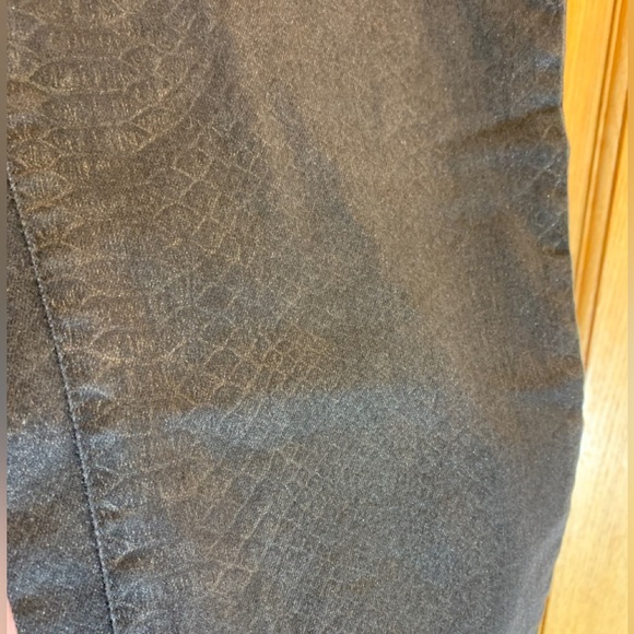 INC International Concepts Black Snakeskin Print Pant Jean Straight Leg Womens 4 - Picture 2 of 5